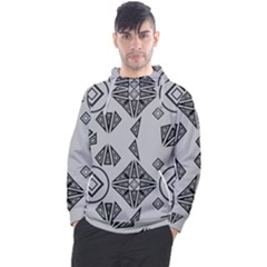 Abstract Pattern Geometric Backgrounds   Men s Pullover Hoodie by Eskimos