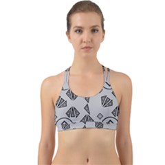 Abstract Pattern Geometric Backgrounds   Back Web Sports Bra by Eskimos