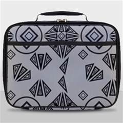 Abstract Pattern Geometric Backgrounds   Full Print Lunch Bag by Eskimos