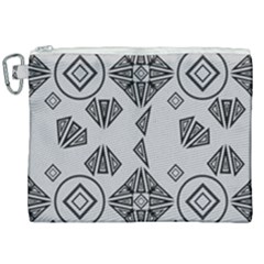 Abstract Pattern Geometric Backgrounds   Canvas Cosmetic Bag (xxl) by Eskimos