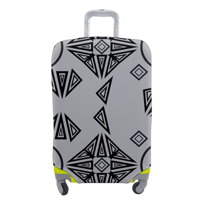 Abstract pattern geometric backgrounds   Luggage Cover (Small)