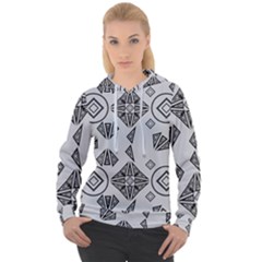 Abstract Pattern Geometric Backgrounds   Women s Overhead Hoodie by Eskimos