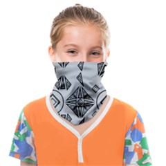 Abstract Pattern Geometric Backgrounds   Face Covering Bandana (kids) by Eskimos