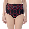 Abstract pattern geometric backgrounds   Classic High-Waist Bikini Bottoms View1