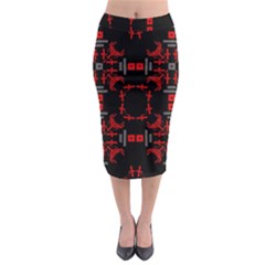 Abstract Pattern Geometric Backgrounds   Midi Pencil Skirt by Eskimos