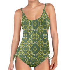 Abstract Pattern Geometric Backgrounds   Tankini Set by Eskimos