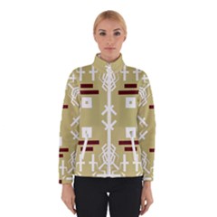 Abstract Pattern Geometric Backgrounds   Women s Bomber Jacket by Eskimos