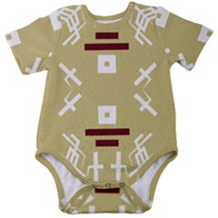 Abstract Pattern Geometric Backgrounds   Baby Short Sleeve Onesie Bodysuit by Eskimos