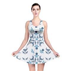 Abstract pattern geometric backgrounds   Reversible Skater Dress