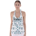 Abstract pattern geometric backgrounds   Babydoll Tankini Top View1