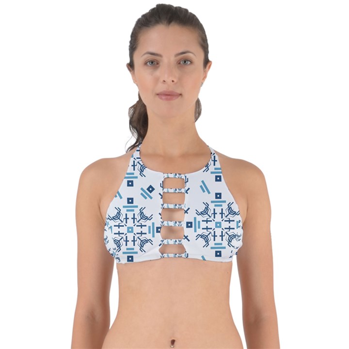 Abstract pattern geometric backgrounds   Perfectly Cut Out Bikini Top