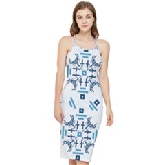 Abstract Pattern Geometric Backgrounds   Bodycon Cross Back Summer Dress by Eskimos