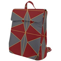 Abstract Pattern Geometric Backgrounds   Flap Top Backpack by Eskimos