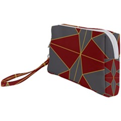 Abstract Pattern Geometric Backgrounds   Wristlet Pouch Bag (small) by Eskimos