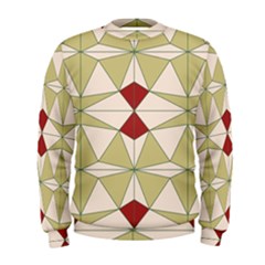 Abstract Pattern Geometric Backgrounds   Men s Sweatshirt by Eskimos