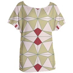 Abstract Pattern Geometric Backgrounds   Women s Oversized Tee by Eskimos