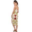 Abstract pattern geometric backgrounds   Waist Tie Cover Up Chiffon Dress View2