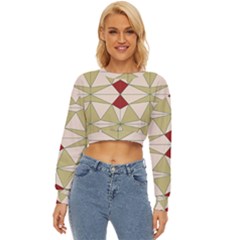 Abstract Pattern Geometric Backgrounds   Lightweight Long Sleeve Sweatshirt