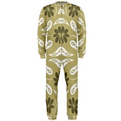 Folk Flowers Print Floral Pattern Ethnic Art Onepiece Jumpsuit (men) by Eskimos