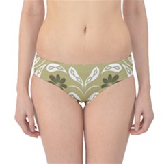 Folk Flowers Print Floral Pattern Ethnic Art Hipster Bikini Bottoms by Eskimos