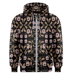 Folk Flowers Print Floral Pattern Ethnic Art Men s Zipper Hoodie by Eskimos