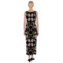 Folk flowers print Floral pattern Ethnic art Fitted Maxi Dress View2