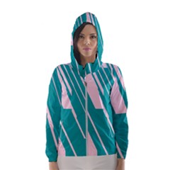 Jagged Edges Women s Hooded Windbreaker