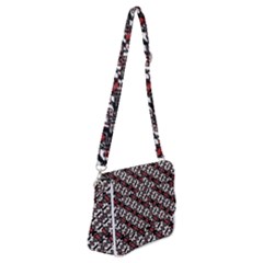 Linear Geometric Modern Pattern Shoulder Bag With Back Zipper by dflcprintsclothing