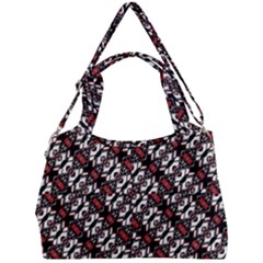 Linear Geometric Modern Pattern Double Compartment Shoulder Bag by dflcprintsclothing