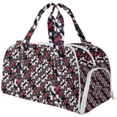 Linear Geometric Modern Pattern Burner Gym Duffel Bag by dflcprintsclothing