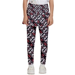 Linear Geometric Modern Pattern Kids  Skirted Pants