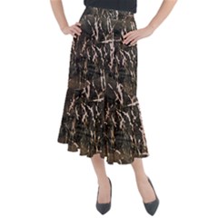 Abstract Light Games 4 Midi Mermaid Skirt by DimitriosArt