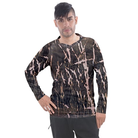 Abstract Light Games 4 Men s Pique Long Sleeve Tee by DimitriosArt