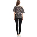 Abstract light games 4 One Shoulder Cut Out Tee View2