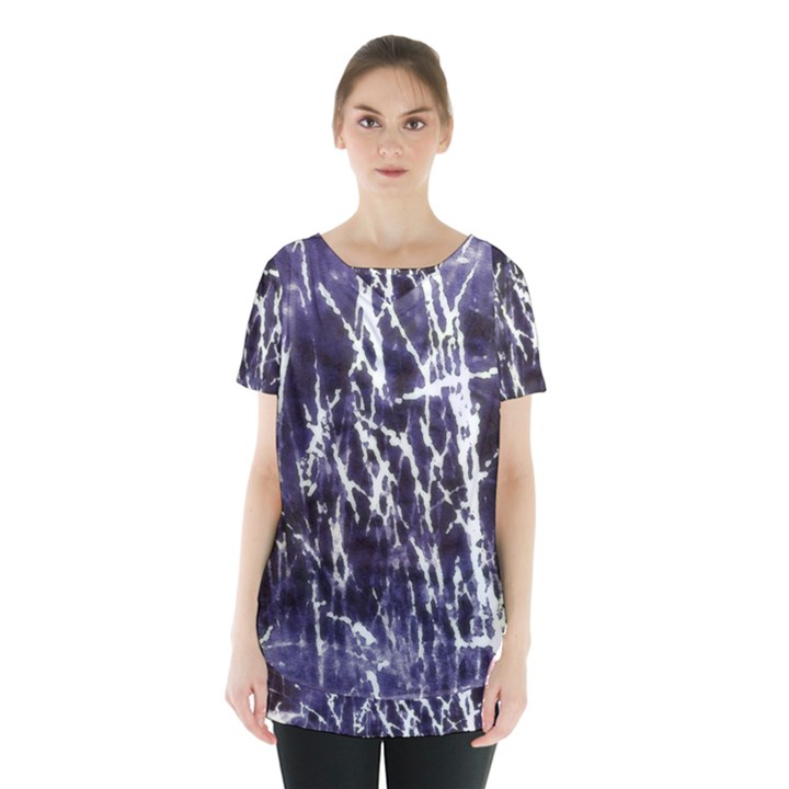 Abstract light games 5 Skirt Hem Sports Top