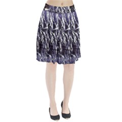 Abstract Light Games 5 Pleated Skirt by DimitriosArt