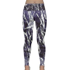 Abstract Light Games 5 Lightweight Velour Classic Yoga Leggings by DimitriosArt