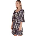 Abstract light games 5 Velour Kimono Dress View2