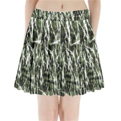 Abstract Light Games 6 Pleated Mini Skirt by DimitriosArt