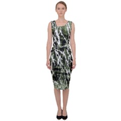 Abstract Light Games 6 Sleeveless Pencil Dress by DimitriosArt