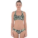 Abstract light games 6 Cross Back Hipster Bikini Set View1