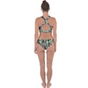 Abstract light games 6 Cross Back Hipster Bikini Set View2