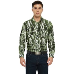 Abstract Light Games 6 Men s Long Sleeve Pocket Shirt  by DimitriosArt