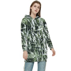 Abstract Light Games 6 Women s Long Oversized Pullover Hoodie