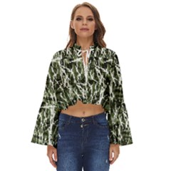 Abstract Light Games 6 Boho Long Bell Sleeve Top