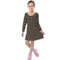 Olimedblk Kids  Long Sleeve Velvet Dress View1