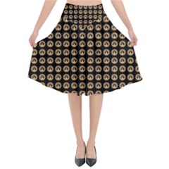 Olimedblk Flared Midi Skirt by violetheavensky