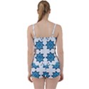 Abstract pattern geometric backgrounds   Tie Front Two Piece Tankini View2