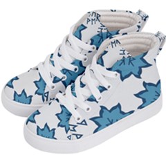 Abstract Pattern Geometric Backgrounds   Kids  Hi-top Skate Sneakers