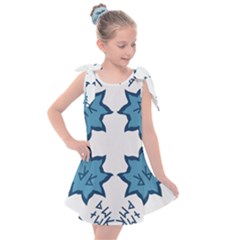 Abstract Pattern Geometric Backgrounds   Kids  Tie Up Tunic Dress